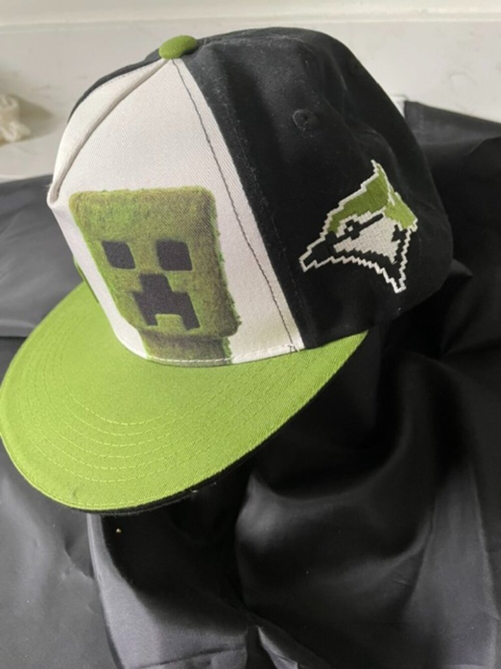 Blue Jays Minecraft Men's Green Minecraft Movie  Cap